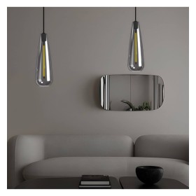 XXLED LED-Filament-Pendelleuchte - Rauchiges Glas - 4W - Bernstein