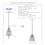 XXLED LED-Pendelleuchte - HABO - für E27 LED