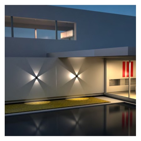 XXLED LED Wandleuchte 12W VIBORG Aussenbeleuchtung 3000K