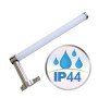 XXLED Plafoniera LED 6W SOTRA - Cromo - 4000K - vista tecnica