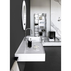 Lavabo LAUFEN Kartell 120 x 46 cm, con mensola a sinistra, senza foro miscelatore