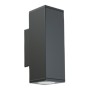 XXLED LED Wandleuchte Aussen - IP65 - GU10 x2 - Detailansicht