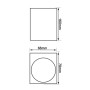XXLED LED Wandleuchte Aussen - IP65 - GU10 x2