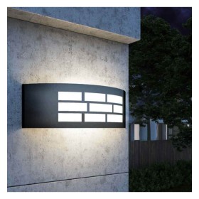 XXLED LED Wandleuchte Aussenbereich GOTHENBURG GRAU für E27 Lampen IP44