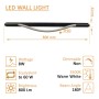 XXLED LED-Anwendung 8W - RIGEL - Innenwand - 3500K - technische Ansicht