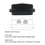 XXLED Applique LED pour intérieur et extérieur - 20W 3CCT - Avec capteur de mouvement PIR - IP65 - vue technique