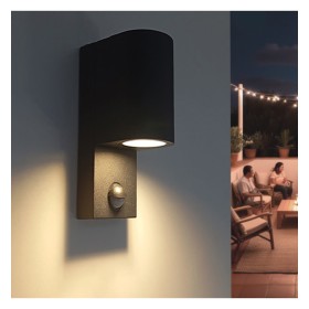 XXLED Applique LED Intérieur et Extérieur - IP65 - GU10 - Avec Détecteur de Mouvement PIR