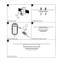 XXLED Applique murale - Plafonnier - LED - 18W - TABY - Couleur CCT sélectionnable - IP65 - vue détaillée