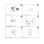 XXLED Applique murale - LED - 18W - SOLNA - Couleur CCT sélectionnable - IP65 - photo produit