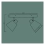 XXLED Wandlampe - SKEI - Für 2XE14 LED