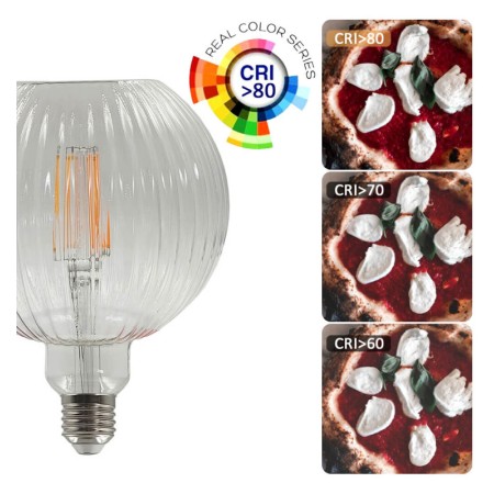 XXLED Dekorative LED-Filamentlampe 7W E27 - Bernstein 1800K