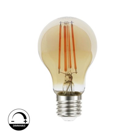 XXLED 10stk. Ampoule LED à filament 8W E27 A60 - Dimmable 1800K