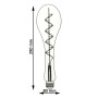 XXLED LED-Filamentlampe - FLOWER - 4W E27 - PS80 - 2700K - Detailansicht