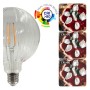 XXLED LED-Filamentlampe - Kugel - Dekorative 6W E27 - Bernstein - BIG Ø175mm - Detailansicht