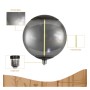 XXLED Lampadina a LED a filamento con vetro fumé BIG - 4W E27 - G250 - Ambra