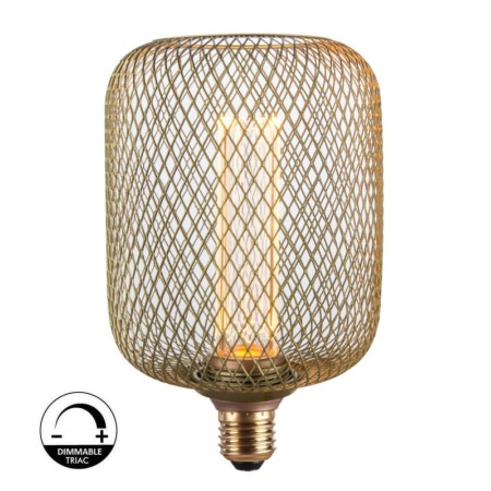 XXLED Lampada LED - Metallo MODERNO DORATO - 4W - E27 - Dimmerabile