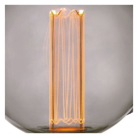 XXLED LED-Lampe - Modernes Rauchglas - 4W - E27 - G125 - Dimmbar