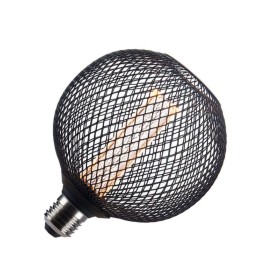 XXLED LED-Lampe - Modernes schwarzes Metall - 4W - E27 - G125 - Dimmbar
