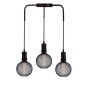 XXLED Lampada LED - Metallo nero moderno - 4W - E27 - G125 - Dimmerabile - vista tecnica