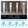 XXLED LED-Schreibtischlampe - 9W - ALESUND - Weisser Flexo - CCT Lithium-Batterie - Dimmbar - technische Ansicht