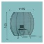 XXLED Tischlampe - LUND - für E14 - technische Ansicht