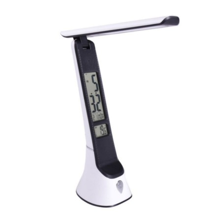 XXLED Lampada da tavolo con batteria LED 5W - Dimmerabile - Regolabile - Data - Temperatura - CCT