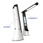 XXLED Lampada da tavolo con batteria LED 5W - Dimmerabile - Regolabile - Data - Temperatura - CCT - vista dettagliata
