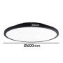 XXLED Plafonnier LED 40W DIMMABLE - OSLO - Noir - Ø60 cm - COULEUR SÉLECTIONNABLE - CCT - vue technique