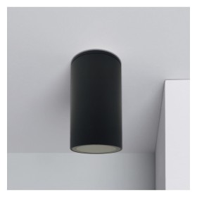 XXLED Deckenleuchte Aluminium Schwarz -GU10 LED - IP65
