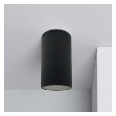 XXLED Deckenleuchte Aluminium Schwarz -GU10 LED - IP65