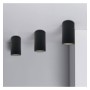 XXLED Deckenleuchte Aluminium Schwarz -GU10 LED - IP65 - Produktansicht