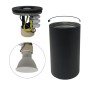 XXLED Deckenleuchte Aluminium Schwarz -GU10 LED - IP65