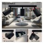 XXLED Deckenleuchte Verstellbar - AMSTERDAM SCHWARZ - Aluminium - für 3 GU10-Lampen - Detailansicht