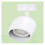 XXLED Deckenstrahler schwenkbar - LEIDEN WEISS - für 1 GU10-Lampe - technische Ansicht