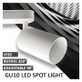 XXLED Orientierbare Deckenleuchte - ROTERDAM WEISS - Aluminium - für zwei GU10-Lampen - technische Ansicht