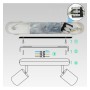 XXLED Orientierbare Deckenleuchte - ROTERDAM WEISS - Aluminium - für zwei GU10-Lampen - technische Ansicht