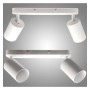 XXLED Orientierbare Deckenleuchte - ROTERDAM WEISS - Aluminium - für zwei GU10-Lampen