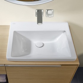 Villeroy & Boch Subway 3.0 Mobile-lavabo 55 cm, senza foro per rubinetto, senza troppo pieno