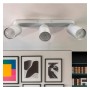 XXLED Schwenkbare Deckenleuchte - AMSTERDAM WEISS - Aluminium - für 3 GU10 Lampen