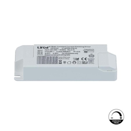 XXLED Driver Lifud – Dimmbar TRIAC – Für LED-Leuchten bis zu 30W – Kein Flimmern