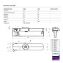 XXLED Conducteur LED - Philips XITANIUM - pour rail triphasé XI 34W/a0