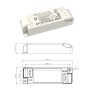 XXLED Lifud Treiber – Dimmbar 0–10V – Für LED-Leuchten bis 40W – Kein Flimmern - Detailansicht