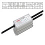 XXLED Alimentation programmable dimmable MOSO X6-075M pour luminaires LED jusqu'à 75 W - photo produit