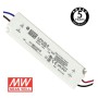 XXLED Alimentation PROFESSIONNELLE 5V 25W 5A - MEANWELL - IP67 - TÜV - vue technique