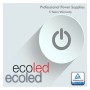XXLED Netzteil PROFESSIONELLE 24V 120W - ECOLED - IP20 - TÜV - technische Ansicht
