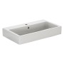 Lavabo Duravit Vero 80 cm avec 1 trou de robinet satiné