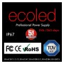 XXLED Netzteil PROFESSIONELLE 24V 200W - ECOLED - IP67 - TÜV - Detailansicht