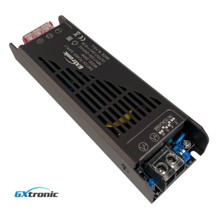 XXLED Stromversorgung 24V 200W 2.5A Netzteil - Aluminium IP20 - GXtronic
