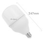 XXLED LED Lampe 45W - 4000Lm - E27 - IP20 3000K - technische Ansicht