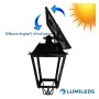 XXLED Solar-LED-Strassenlaterne Villa 300W CHIP LUMILEDS - Stahl - CCT - Detailansicht
